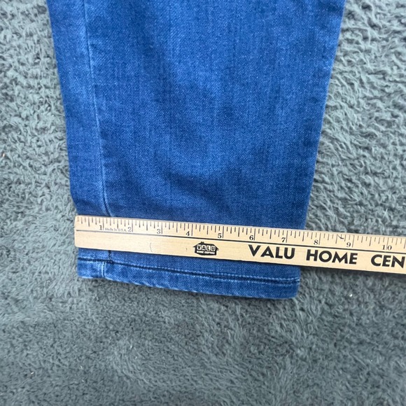 JACK OF SPADES Mens Straight Leg Blue Denim Jeans 38x34 - Picture 9 of 14